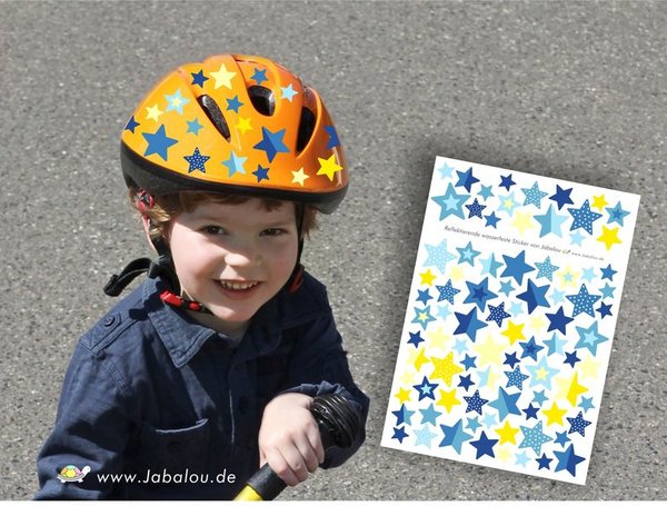 Fahrradaufkleber Sterne Fahrrad Sticker