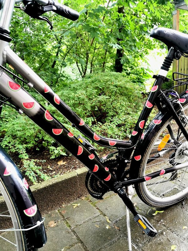 Fahrradaufkleber Melonen Fahrrad Sticker
