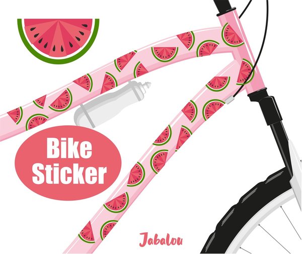 Fahrradaufkleber Melonen Fahrrad Sticker