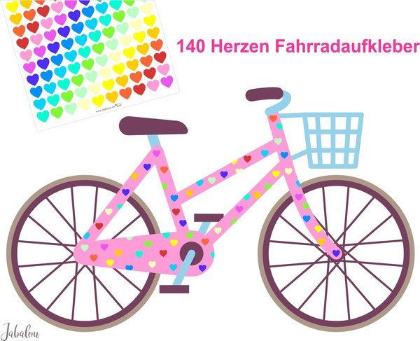 Confetti Herzen RAINBOW Sticker wasserfest
