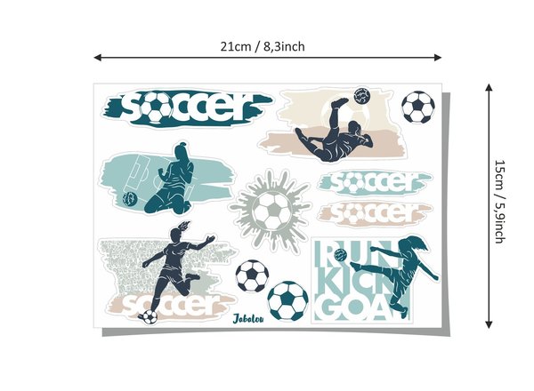 Sticker wasserfest Fußball soccer girl